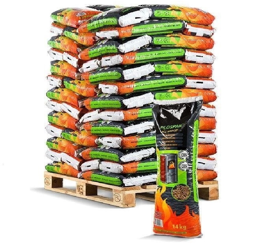 Houtpellets zakgoed bruin